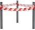 Сигнальная лента SAMGRUPP 75 мм 200 м красно-белая (10 шт) SR-069075200-10 2