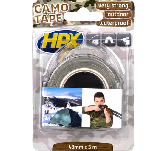 Камуфляжная ремонтная лента HPX CA5005 50 мм х 5 м 5425014225686 1
