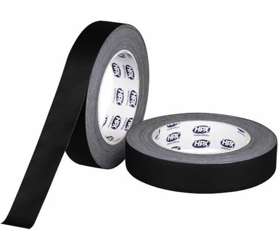 Тейп HPX BG2525 GAFFER PRO, 25 мм х 25 м, черный 4820219501664
