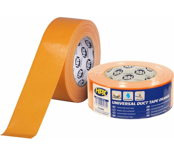 Лента HPX DEO4850 uct Tape PRO 48 мм x 50 м, оранжевая 5407004561370