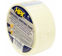 Лента-серпянка армирующая для швов HPX FT4845 DRYWALL JOINTING TAPE 48 мм х45 м белая 5407004560137
