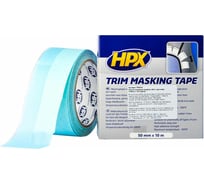 Лента для маскировки профиля HPX TM1010 10, 50 мм х 10 м, синяя 5425014220773