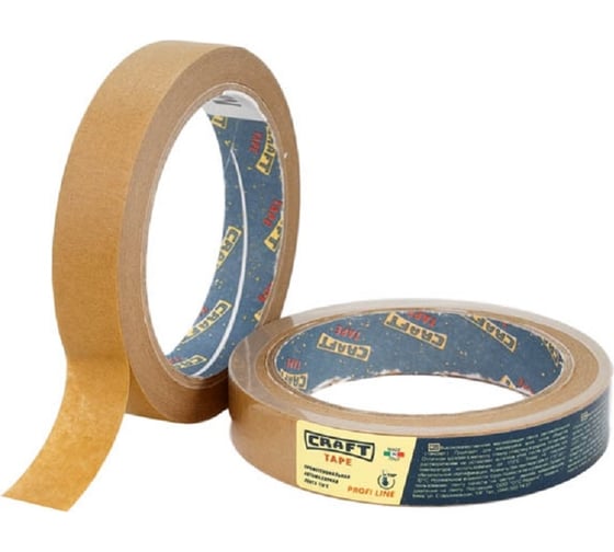 Малярная лента HPX MNC1925 CRAFT TAPE, 110С, 19 мм х 25 м, коричневая 4820219500216 1