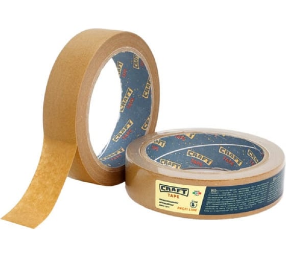 Малярная лента HPX MNC2525 CRAFT TAPE, 110С, 25 мм х 25 м, коричневая 4820219500230 1