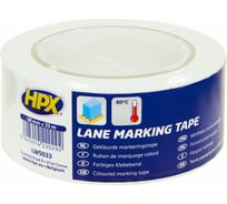 Маркировочная лента для пола HPX LW5033 48 мм х 33 м, белая 5425014220292