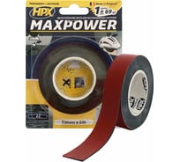 Двухсторонняя лента HPX OT1902 MAXPOWER 19 мм х 2 м, черная 4820219500391