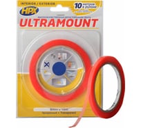 Двухсторонняя лента HPX UM0610 ULTRA MOUNT 6 мм х 10 м прозрачная 5425014228335