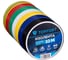 Изолента TOPFORT 15мм х 10м х 0,13мм (комплект цветов 7шт./уп.) 1687232 1