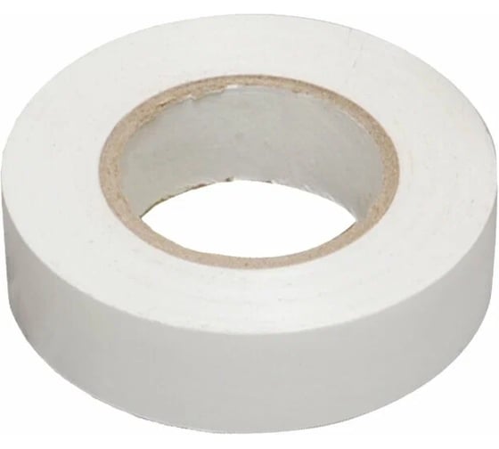 Изолента ГРИНЭНЕРГО 0,18х19мм белая 20м (упак. 10 шт) ge-iz-018-19-20-wht-10