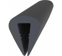 Торцевой П-образный уплотнитель ТРИЗАМ (1,5 мм; 8,5x6,5 мм; ПВХ) TRZ0097