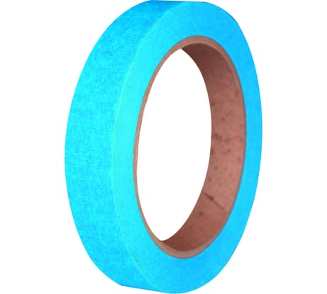 Маскировочная синяя лента WOLF 19 мм x 40 м, до 100 гр. 1.0122.1940