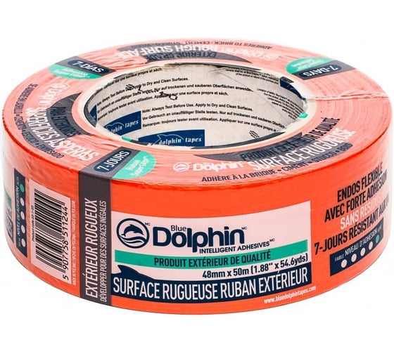 Штукатурная лента Blue Dolphin Rough surface DT-PR ( W) [EN] 48мм X 50м 03-1-05 EN BDN