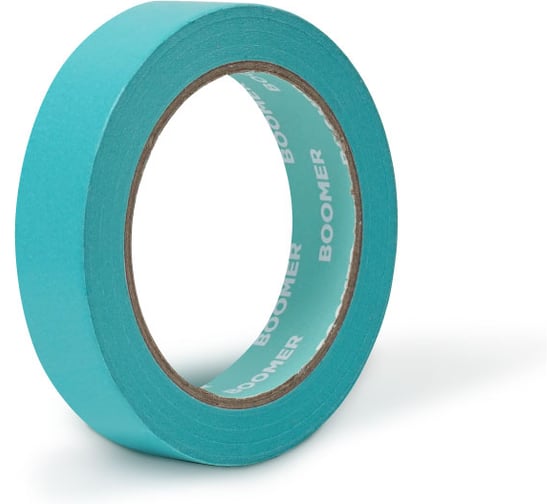 Набор лент маскирующих BOOMER WASHI TAPE Тиффани, 18×40 м, 12 шт. в блистере, 100°C-60 мин, 120°C-30 мин, 8060/18