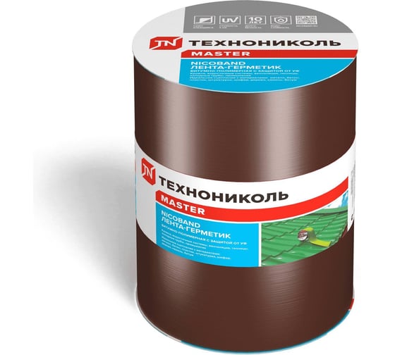 Лента для примыканий Технониколь Nicoband 200х10000 Коричневый 343835