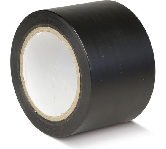 Лента ПВХ для разметки Mehlhose GmbH толщина 150 МКМ цвет черный KMSS10033