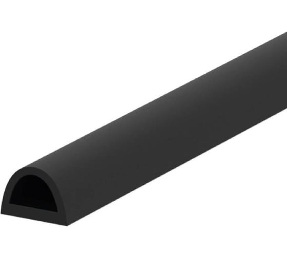 Уплотнитель самоклеящийся Fuaro ADH/D-21x15mm, BLACK черный 50m 65871