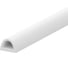 Уплотнитель самоклеящийся Fuaro ADH/D-21x15mm, WHITE белый 50m 65873 1