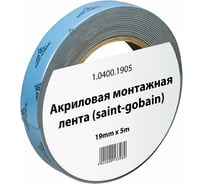 Акриловая монтажная лента WOLF Saint Gobain 19 мм х 5 м 1.0400.1905
