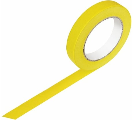 Маскировочная влагоустойчивая лента WOLF желтая, 19 мм x 40 м, до 120 гр. 1.0121.1940