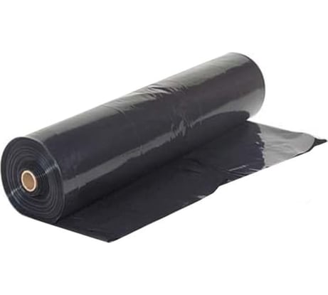 Полиэтиленовая пленка ООО Дом Плёнки Самара 150 мкм, черная 4630046424766
