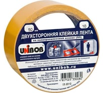 Двусторонняя клейкая лента UNIBOB 50 мм х 10 м 211740 16518619