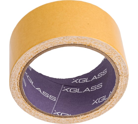 Двухсторонняя клейкая лента X-Glass ТКАНЬ 50 мм, 10 м 160377