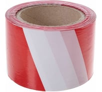 Оградительная лента СИМАЛЕНД 250 м, красно-белая, эконом, ширина 7,5 см 1338118