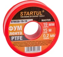 Фум-лента STARTUL PTFE Master 19 мм х 15 м ST9038-19-15 21626476