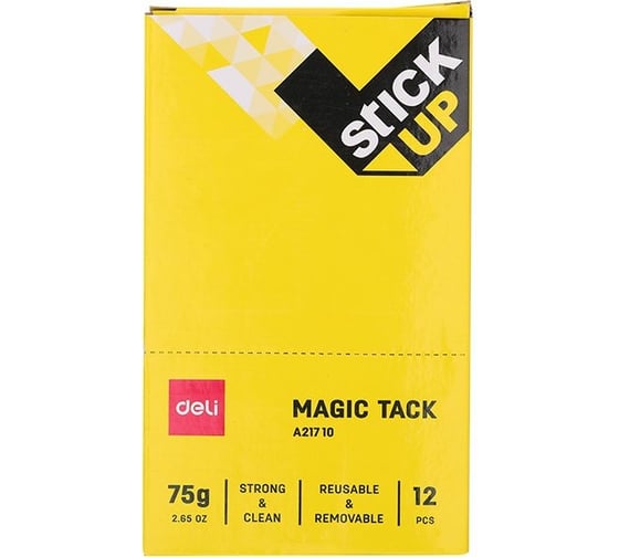 Клеевые пластины DELI EA21710 75 гр корп. желтый блистер Stick UP 1082499