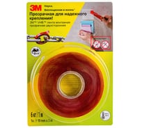 Монтажная лента 3M VHB, прозрачная, двусторонняя 19 мм х 3 м 4687202280834