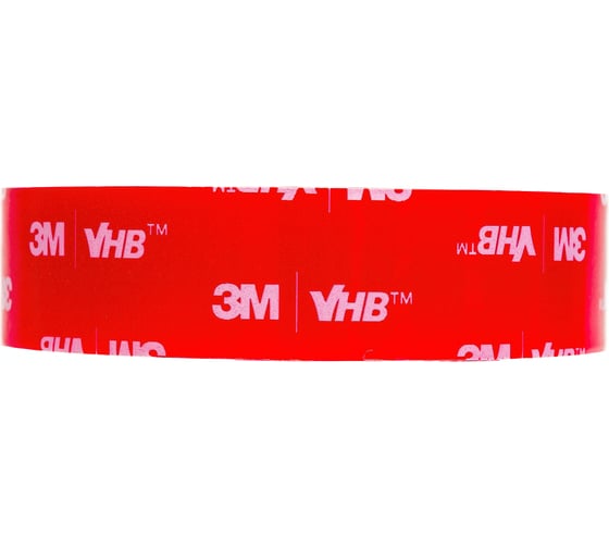 Монтажная лента 3M VHB, прозрачная, двусторонняя 19 мм х 3 м 4687202280834