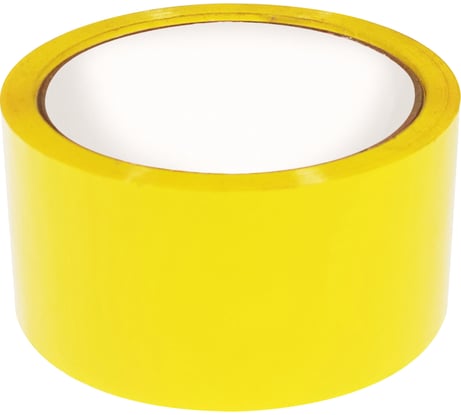 Упаковочная клейкая лента Кордленд жёлтый, 48 мм х 50 м SCO-00327