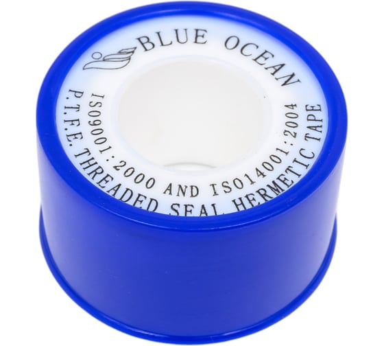 ФУМ-лента Blue Ocean 25 мм, 0,075 мм, 10 м BO/TSHT/075