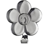 Декоративный крючок PRIMANOVA ЦВЕТОК, серый M-B2504-07