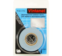 Двусторонняя клейкая лента для зеркал и монтажных работ VINTANET VN819, 19 мм х 1,5 м VN8191915