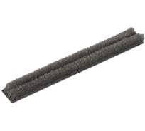 Щёточный уплотнитель Mebax 9,5x4, серый, 4Р, на клею, на плёнке, 300 м 00-00000101