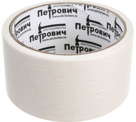 Малярная креповая лента Петрович размер 48 мм х 14 м П070-4814 4100003117 1