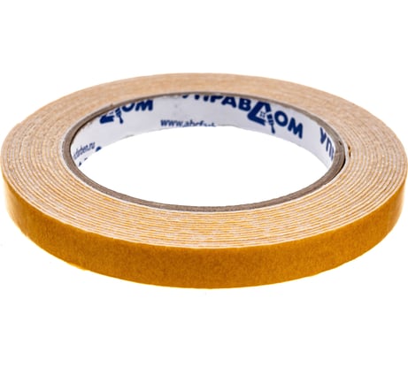 Двухсторонняя клейкая лента на вспененной основе УправДом 12 мм х 5 м 4100008439