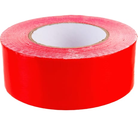 Армированная влагостойкая клейкая лента на тканевой основе УправДом красная, 50 мм х 50 м 4100002060