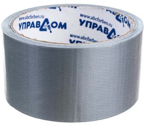 Армированная влагостойкая клейкая лента на тканевой основе УправДом металлик, 50 мм х 10 м 4100003392
