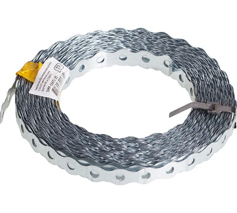 Перфорированная лента STARFIX волна, 0.7x25 мм, рулон 25 м SMP-08379-25