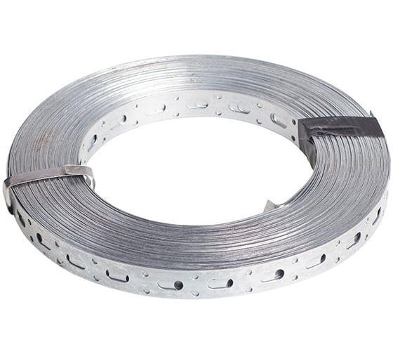 Перфорированная прямая лента STARFIX 0.55x25 мм, рулон 25 м SMP-40077-25