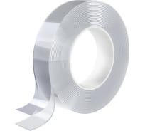 Многоразовая двухсторонняя прозрачная крепежная лента DASWERK NANO tape, 5 м х 30 мм, 2 мм 607929