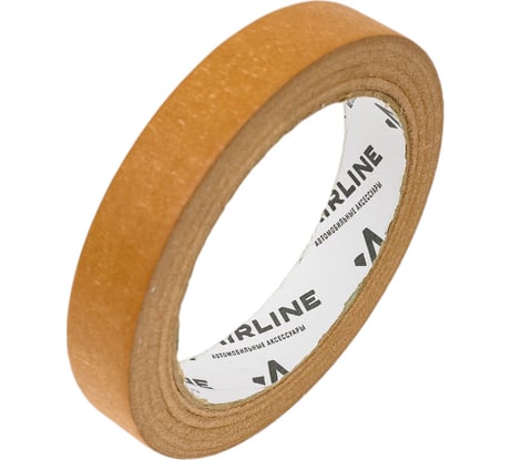 Клейкая малярная лента Airline термостойкая 110C, 19 мм, 40 м, коричневая ADTP003