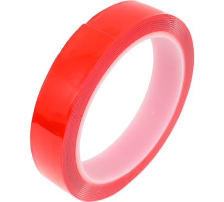 Двусторонняя клейкая лента Airline (скотч), 20ммx3м, акриловая вспененная основа, прозрачная ADS-A-06