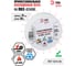 Изолента ЭРА PRO150WHITE ПВХ, профессиональная, 19 мм х 20 м х 150 мкм, белая Б0057288 8