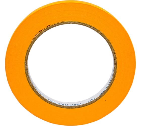 Малярная лента MASTER COLOR золотистая, рисовая бумага, термостойкость до 120C, УФ-стойкость до 30 дней, 9 мм х 50 м 30-6120
