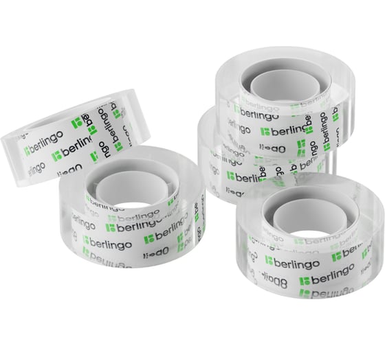 Клейкая лента Berlingo 19 мм, 33 м, кристально-прозрачная CT_1930