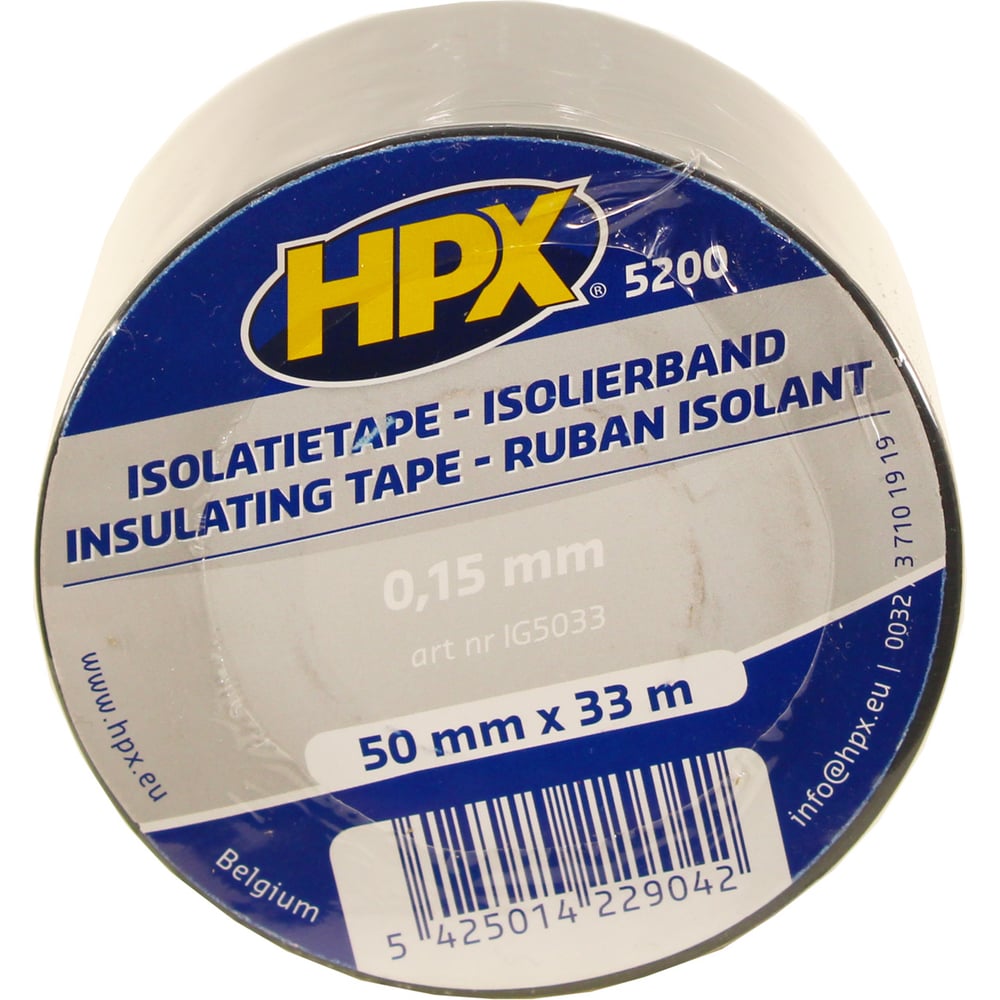 Огнестойкая профессиональная изолента из ПВХ HPX IG5033 INSULATION TAPE ...