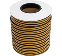 Уплотнитель Home с/к, Е-профиль, 9x4 мм, черный, 150 п.м E94BL150